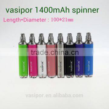 1400mAh biger adjustable voltage ego battery vasipor 1400mAh battery wholesales