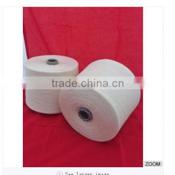 White Soft Organic Cotton Yarn For Weaving And Knitting