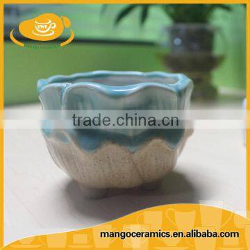 Creative shape porcelain flowerpot garden pots and planters