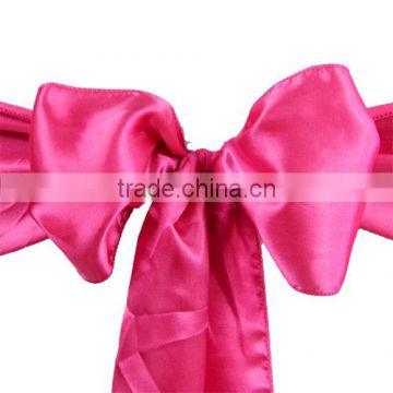 SASH BOW FOR WEDDING CHAIR COVERS DECORATION