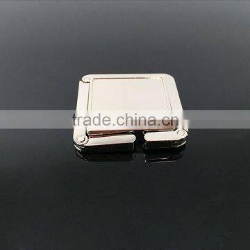 Manufacture OEM epoxy logo square alloy bag hook holder