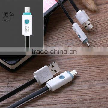 Universal USB Charger LED USB Cable for Android, Fashinable TPE Flat Data Cable photo-6