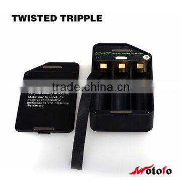 Alibaba Express Wholesale Wotofo Twisted Tripple Mod 3 18650 Battery Cells Twisted Tripple Mod