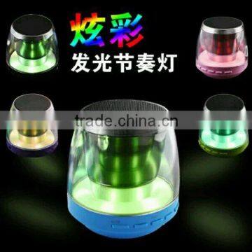 New Led Light Wireless Bluetooth Speaker Portable Speaker Mini Audio Subwoofer Mobile Phone Stereo Speaker TF Card Hands Free