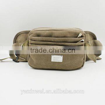 High quality and fashionable canvas waist pack ,JUBILEE large size waist pack for man