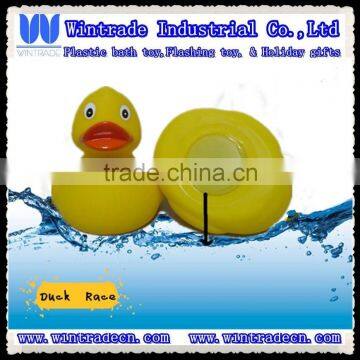 Yellow weighted duck/duck race for fundraise