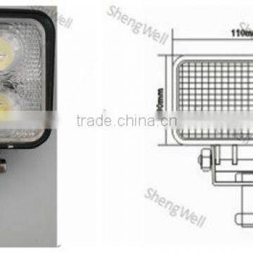 18W 9--32V Rectangle LED working light 3.5" IP67 factory directly Epistar led work light tractor led work light