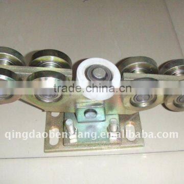 Sliding wrought iron gate wheels