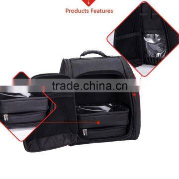 New Arrival Soft Nylon Makeup Artist Travel Backpack With Cosmetics Clear Storage Quality Choice photo-4