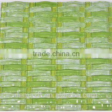 China cheap beautiful glass mosaic patterns Emperador light mosaic glass mosaic