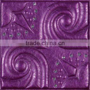 Interior Decorative 3D Effect Texture Wall Panel With Enamel Covering