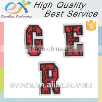 Trade Assurance sew-on embroidery applique letter