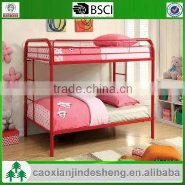 Adult Bedroom Furniture metal twin over twin single bunk bed - Red TT-29