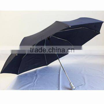 Black gentleman grid fold umbrella with lattice