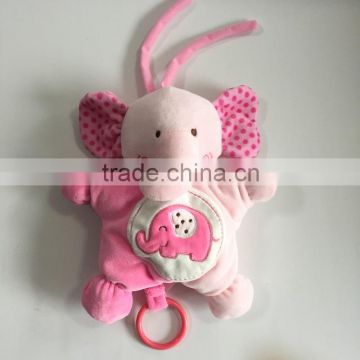 En71 Stuffed Elephant baby toy with music box