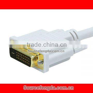 Mini Display Port to DVI Adapter cable for mac books