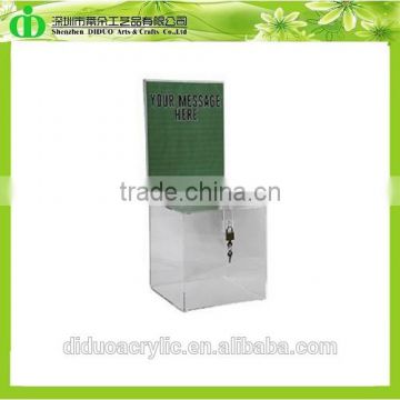 DDD-0167 Trade Assurance Wholesale Acrylic Donation Box Big