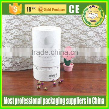 custom elegant cylinder cardboard tube cans for packaging