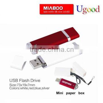 Upmarket led light usb stick;grade A chip 16gb usb memory card;larger size logo print usb flash drive