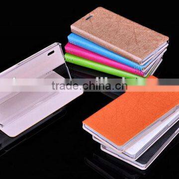 2015 Hot selling flip cover mobile phone case for sony xperia M2