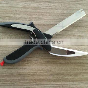 2016 New 2 in 1 Smart Cutter/clever Cutter/baby Food Cutter/2 in 1 Kitchen Knife/kitchen Set photo-2