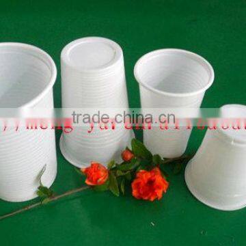 disposable eco-friendly white plastic beverage cup