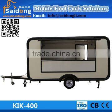 New arrival new condition new style mobile food cart with food cart with fast food with fast