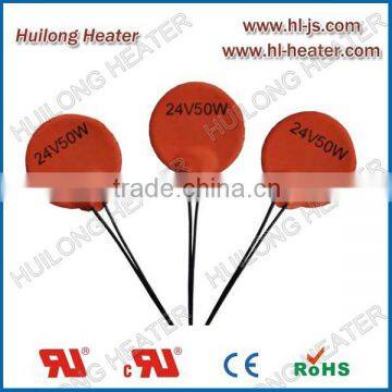 24v round flexible silicone heater