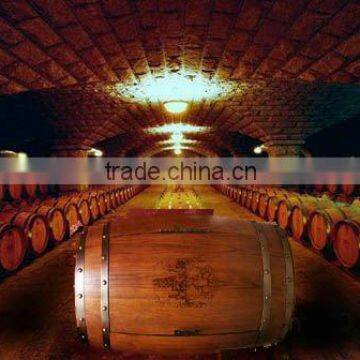 Electric oak wood barrel wine cooler of champagne beer white wine , decorative red wine refrigerators , wooden wine cooler