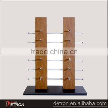 OEM high quality wooden eyeglass display stand