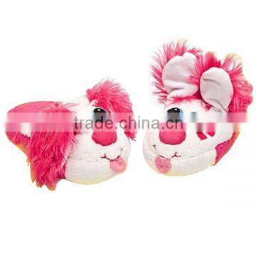 Interesting plush animals indoor slippers