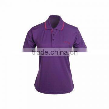 Womens Polo t shirt with 100% polyester Paypal Accepted