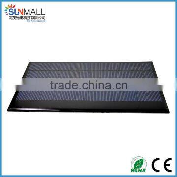 Customized cheap 4.8w 400mA poly mini epoxy solar panel