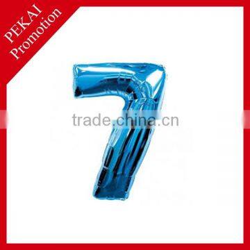 Colorful Number Foil Balloons with High Quality
