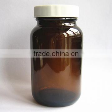 150ml Amber wide mouth glass bottle for Tablet