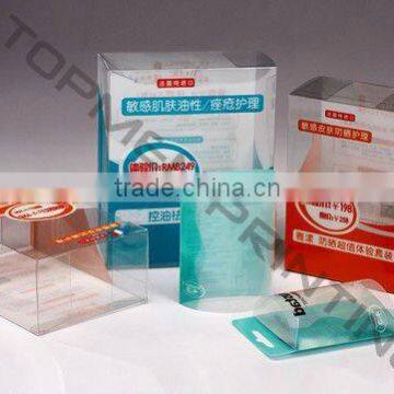 Clear Plastic Folding Box,Cosmetic PET Box