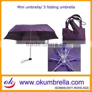 hot sale portable fashion ladies umbrella with bag