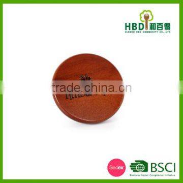 Wooden Lid for Glass Jar With Silicone Ring for Promotional