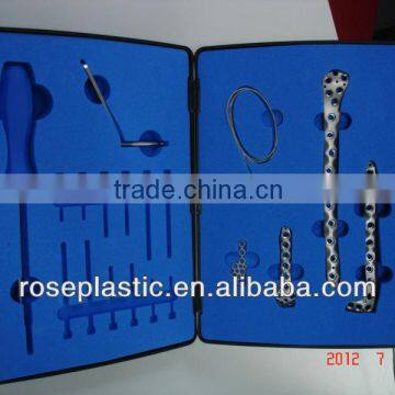 medical tools plastic show case