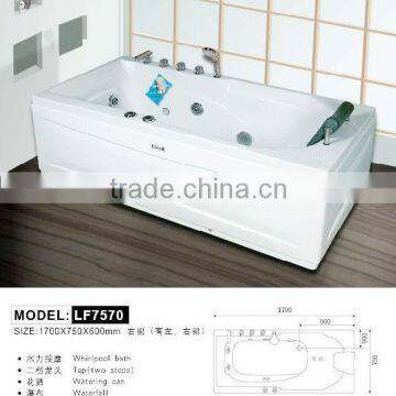 Cheap One People Hydromassage Corner bath tub 170