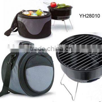 10 inch cooler bag camping bbq small charcoal BBQ