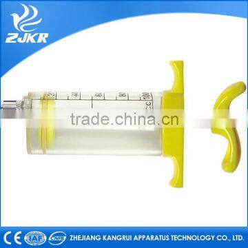 Hot sale trustworthy animal cure veterinary Plastic steel Syringe