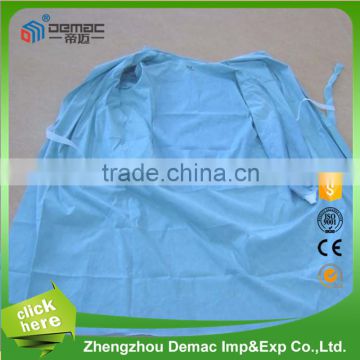 High quality sterile disposable reinforced surgical gown for doctor