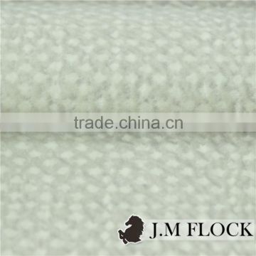 New arrival fashion pattern polyester coral flocking fabric for sofa