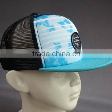 Hot Sale Custom 5 Panel Trucker Cap With Woven Badge photo-5