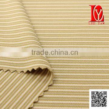 stripe interlock fabric of POLO shirt