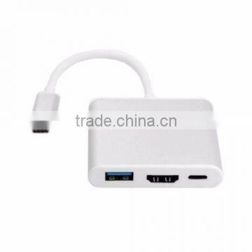 Smooth Aluminium Alloy Material Type C to HDMI Converter Adapter