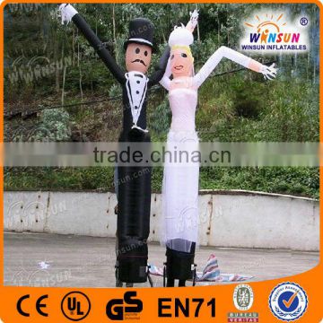 Happy bride inflatable air dancer for weeding