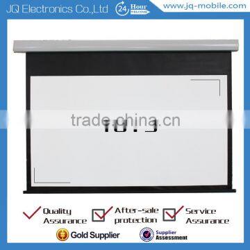 Home Theater Projector Screen Electric Screen Motorized Wall Mount Screen With Remote Control