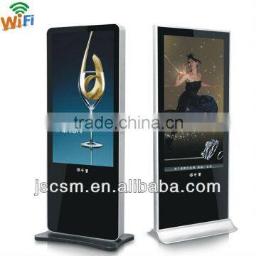 cheap 15/19/22/26/32/42/55 inch digital advertising network player with HD good resolution, optional wifi